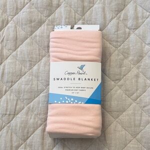 Copper Pearl Blush Swaddle Blanket